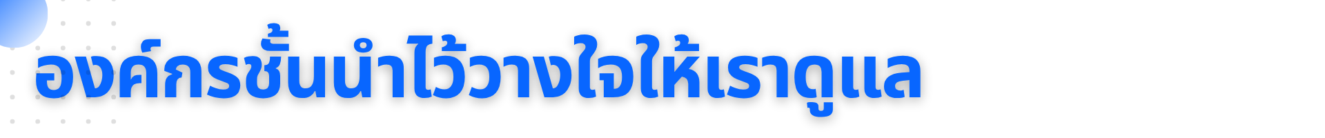 องค์กรชั้นนำไว้วางใจให้เราดูแล